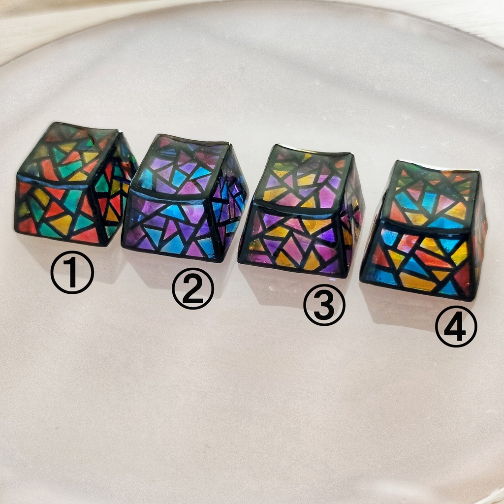 ステンドグラスキーキャップ《OEM R1》