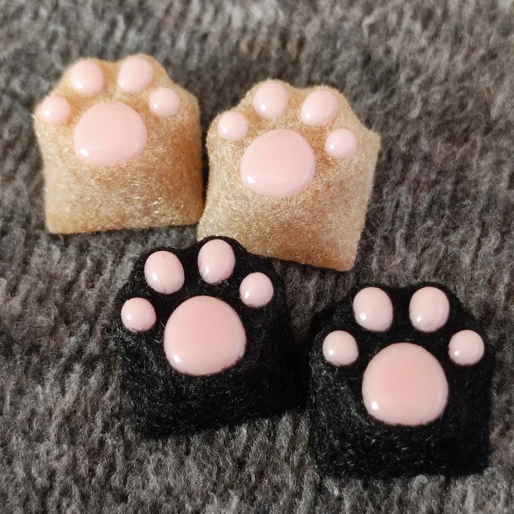 もふもふ肉球キーキャップ