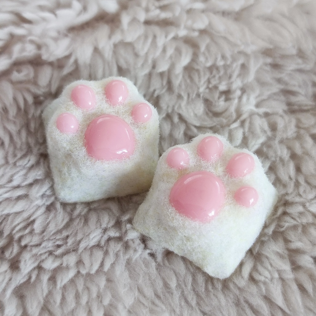 もふもふ肉球キーキャップ