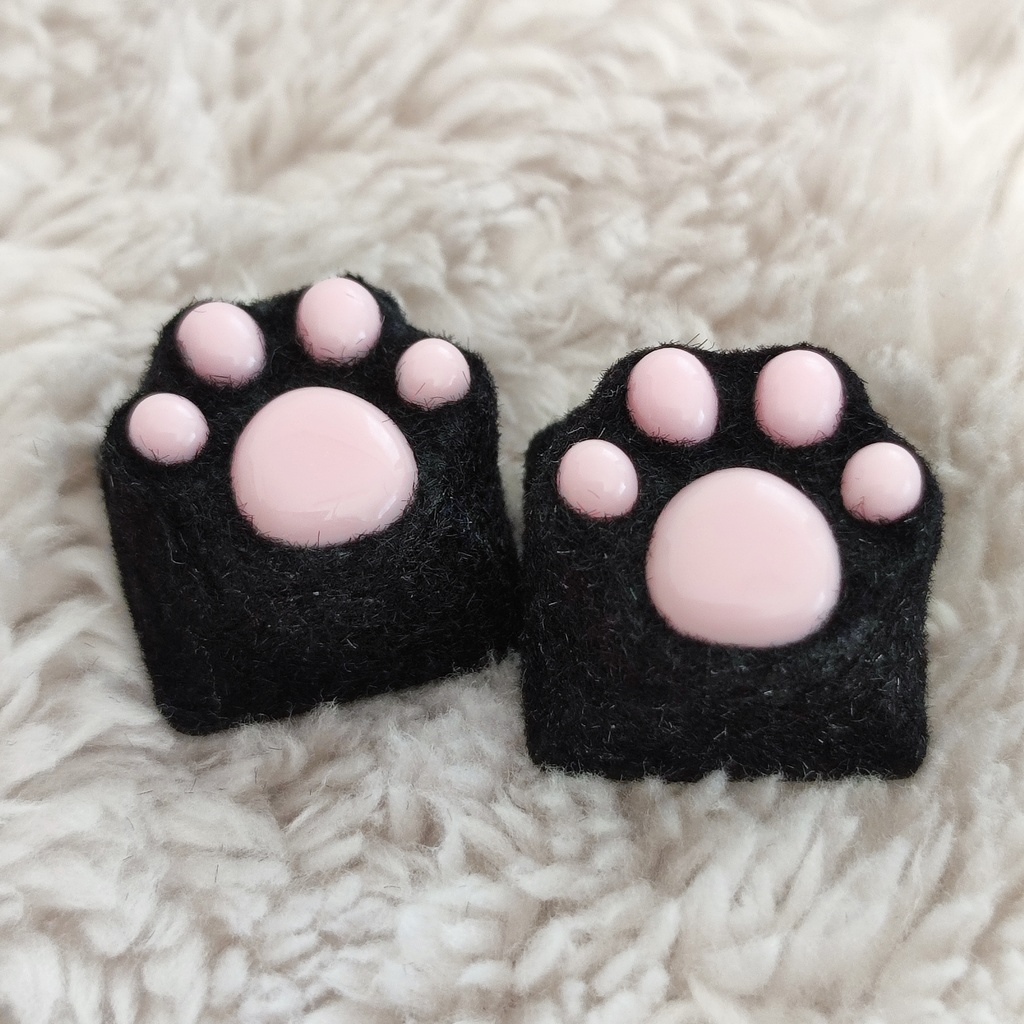 もふもふ肉球キーキャップ