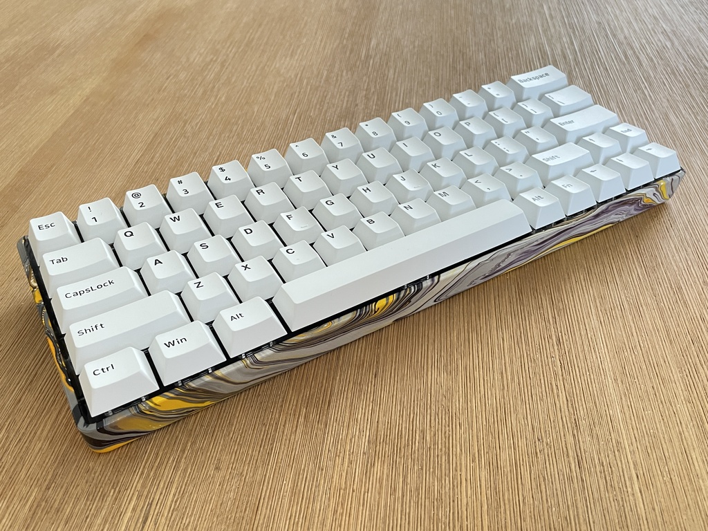 Marble Paint Keyboard Case vol.5