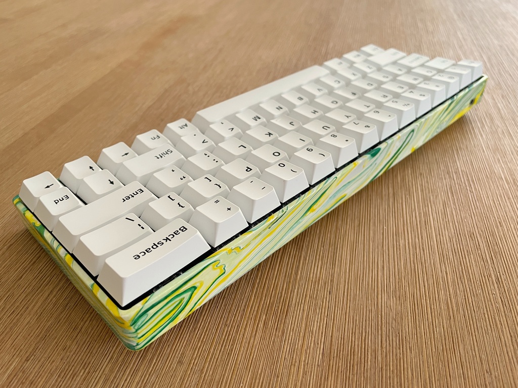 Marble Paint Keyboard Case vol.6