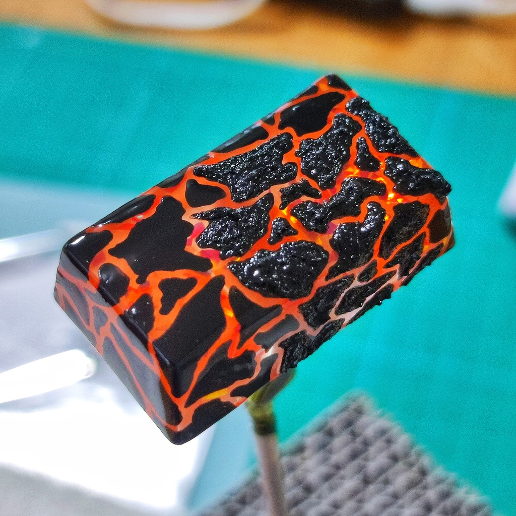 【キーキャップ】Crack《Magma》
