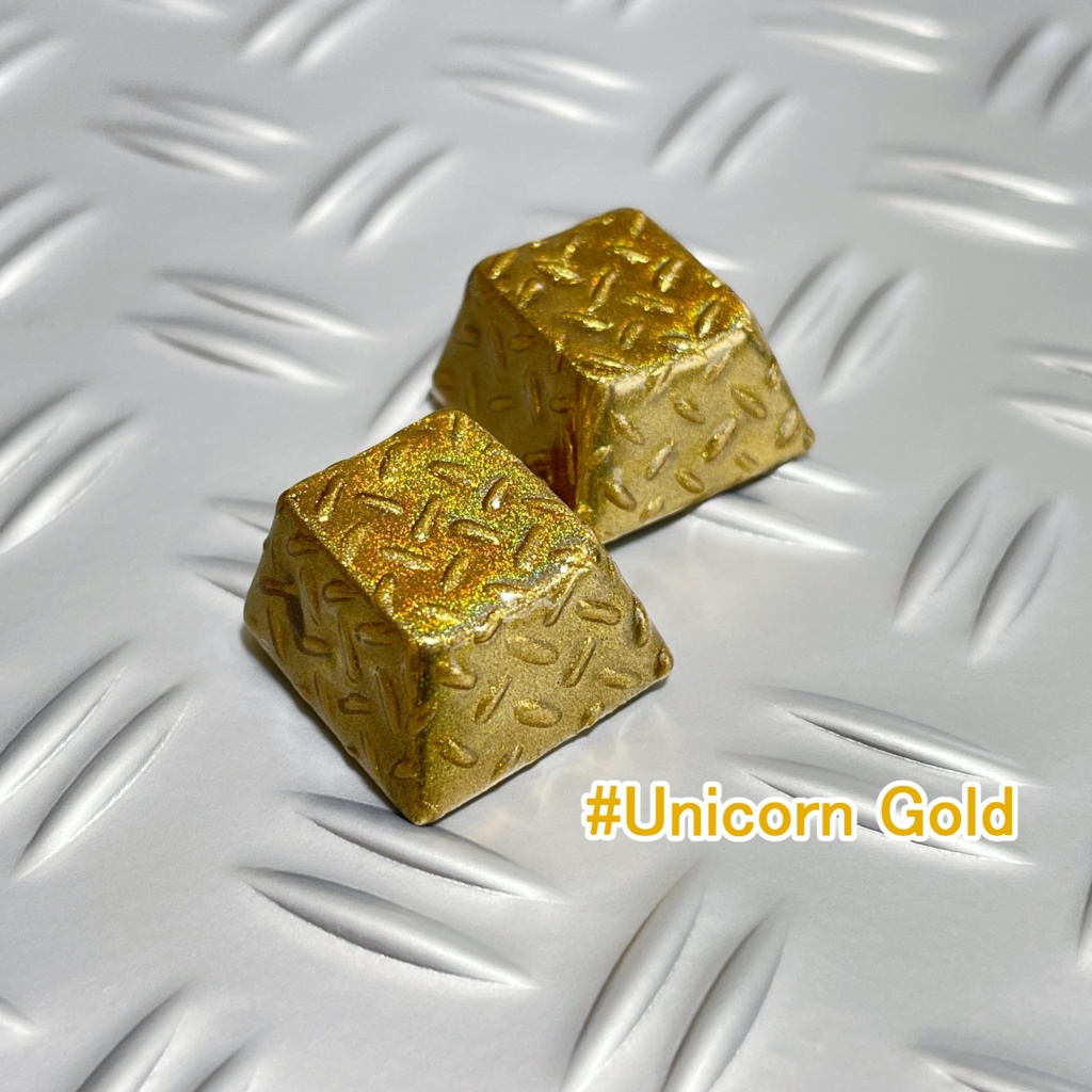 【キーキャップ】TEPPAN《DOUBAN / Unicorn Gold》