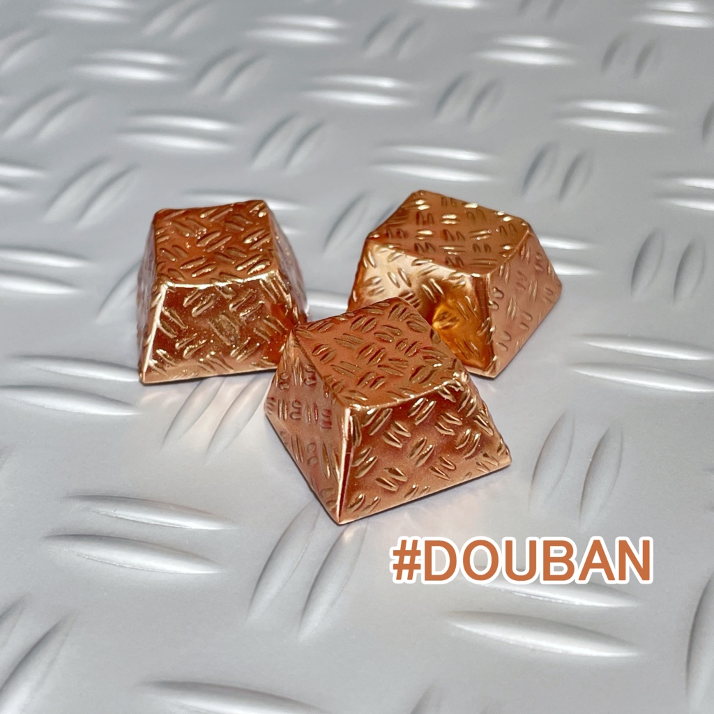 【キーキャップ】TEPPAN《DOUBAN / Unicorn Gold》