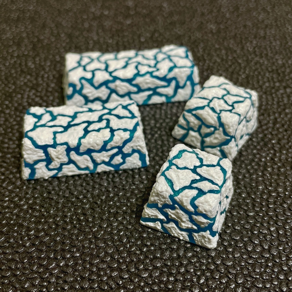 【キーキャップ】Crack《Glacier》