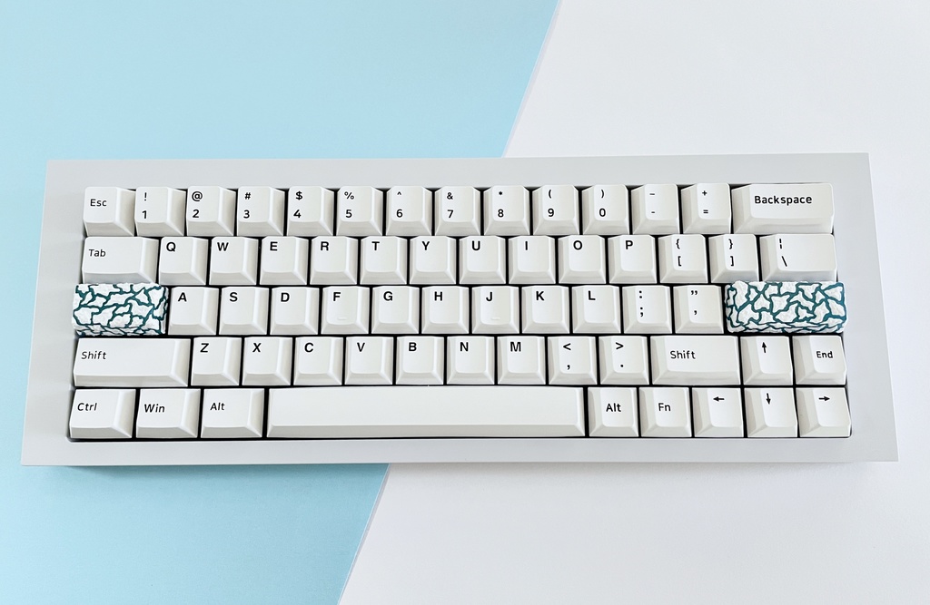 【キーキャップ】Crack《Glacier》