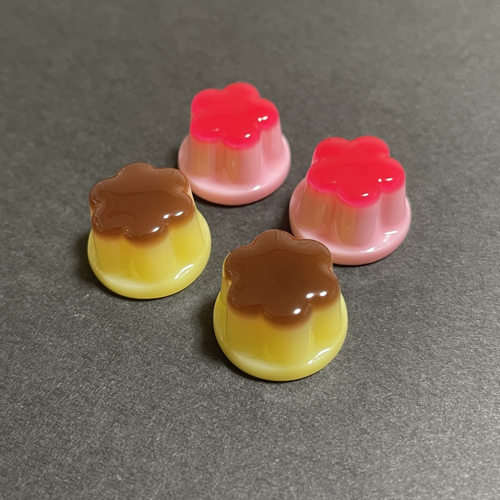 ロータリーエンコーダノブ『プリン🍮&いちごプリン🍓』