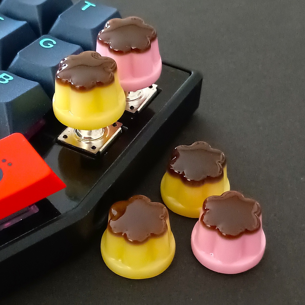 ロータリーエンコーダノブ『プリン🍮&いちごプリン🍓』