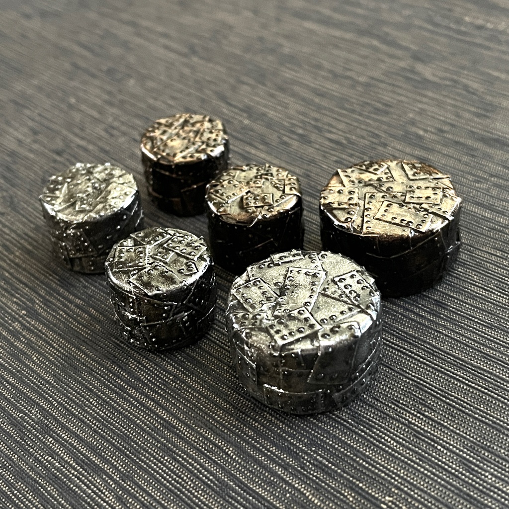 【ロータリーエンコーダノブ】Steampunk《TEPPAN》（17, 22mm）