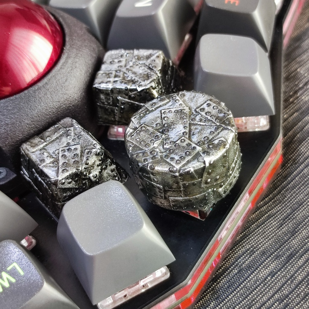 【ロータリーエンコーダノブ】Steampunk《TEPPAN》(17, 22mm)