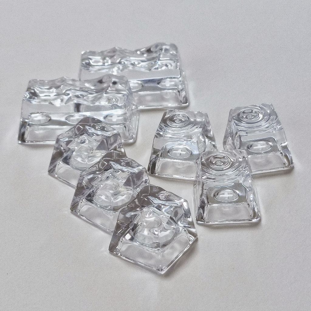 【キーキャップ】天然水《波紋, 水面》