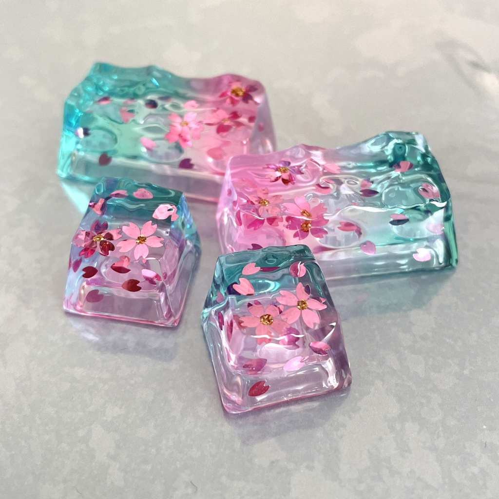 【キーキャップ】水面《桜》