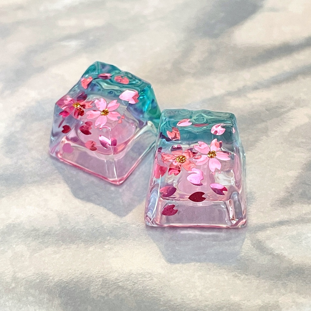 【キーキャップ】水面《桜》