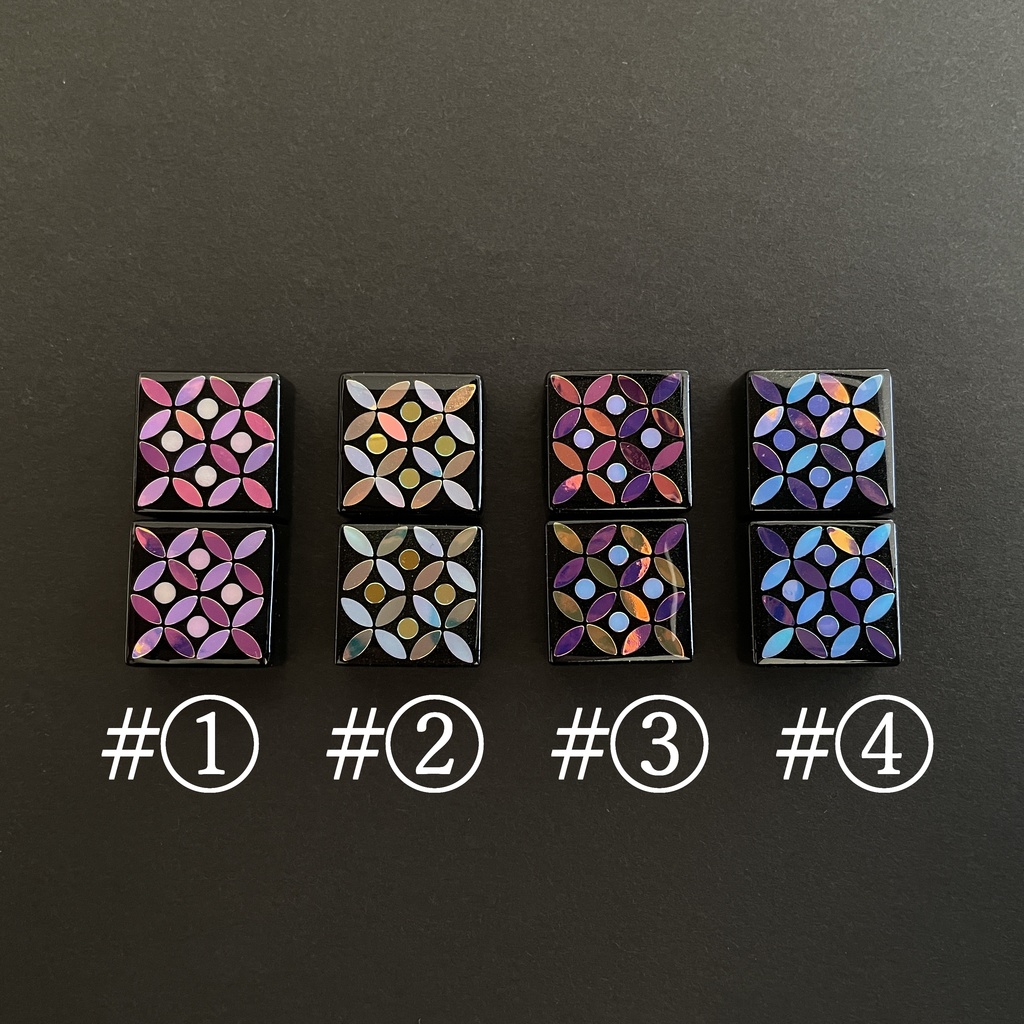 七宝文様キーキャップ