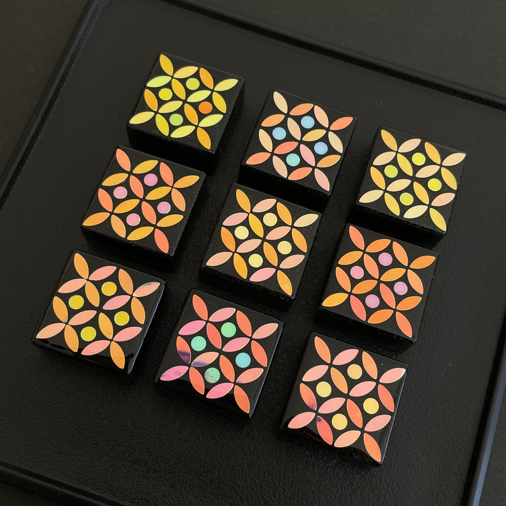 七宝文様キーキャップ