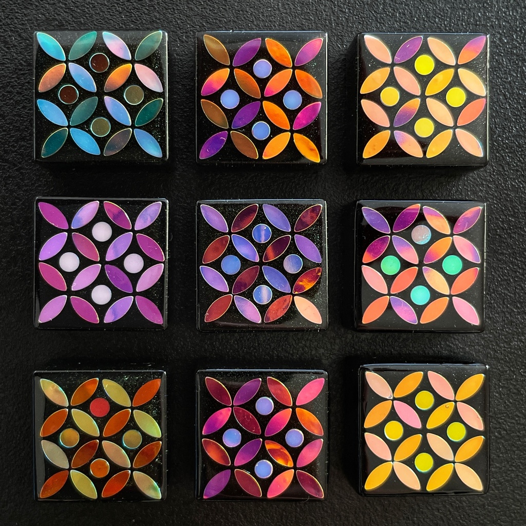 七宝文様キーキャップ