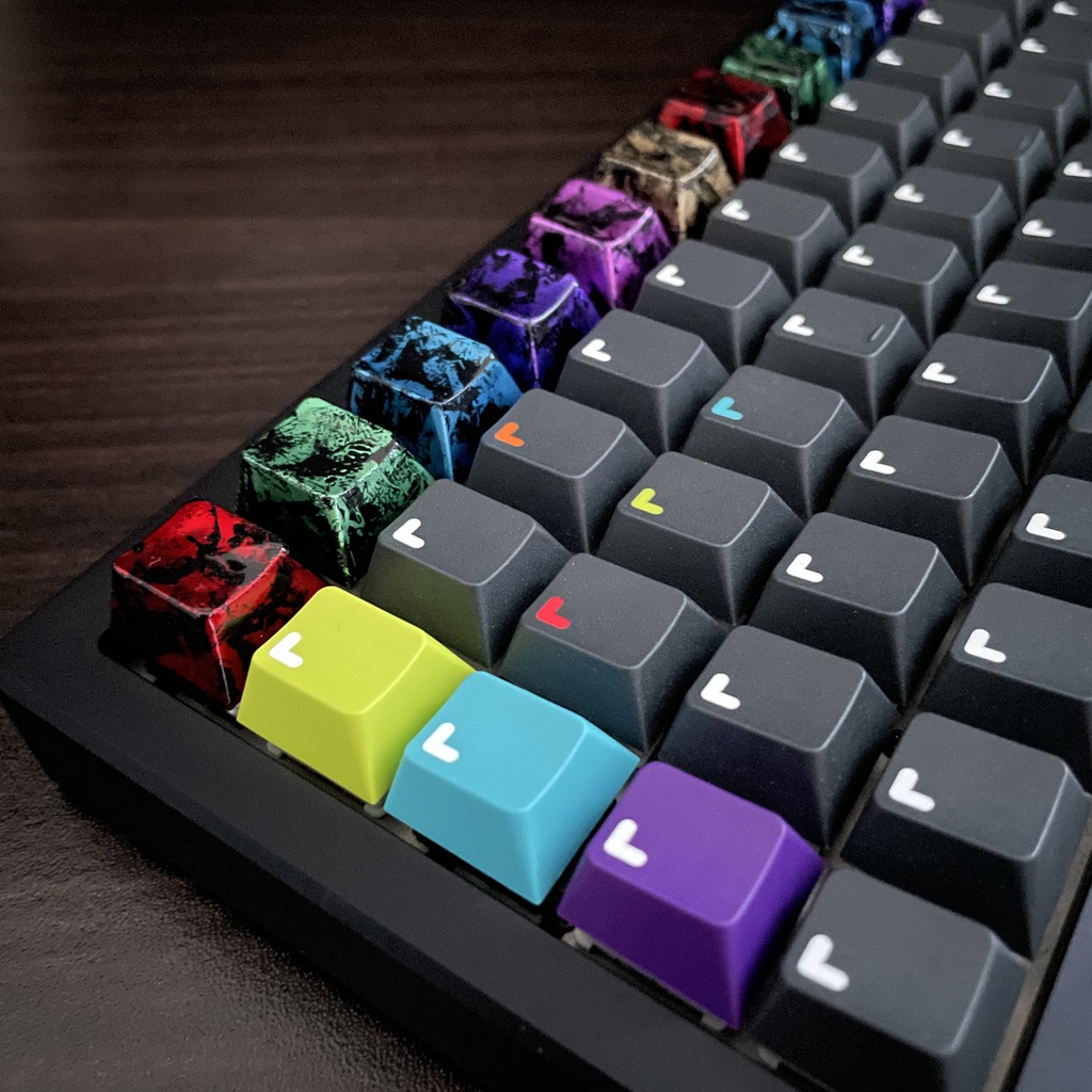 【キーキャップ】Metallic Keycap(R1×2個セット)