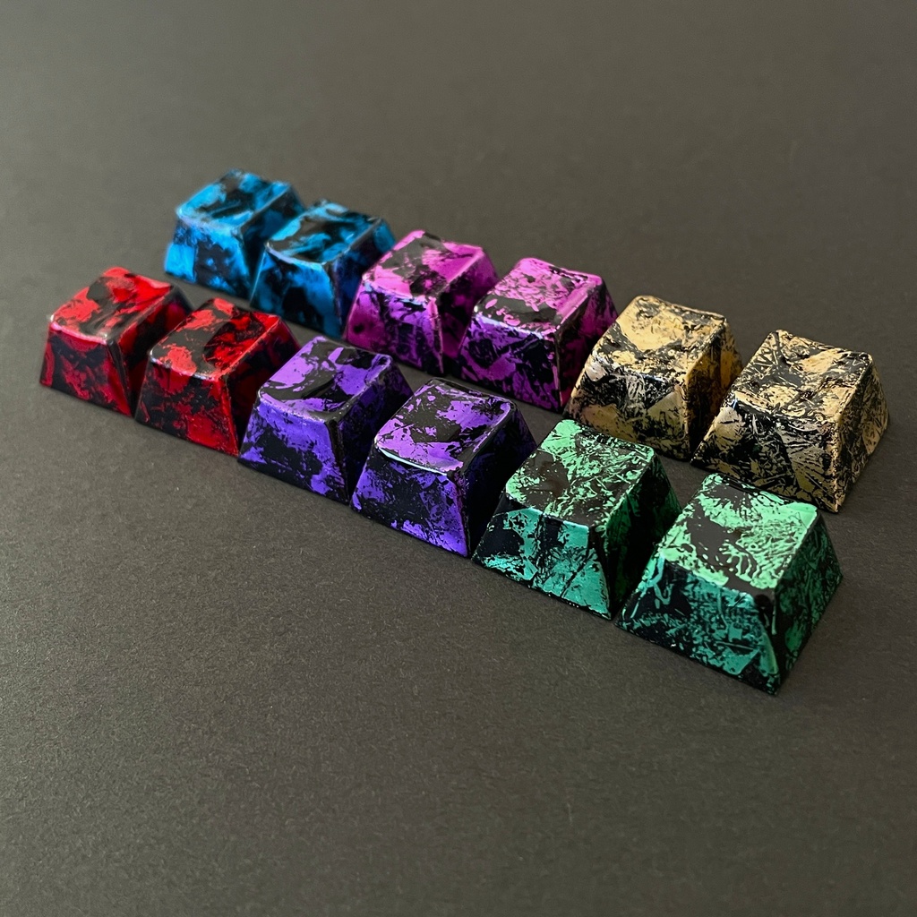 【キーキャップ】Metallic Keycap(R1×2個セット)