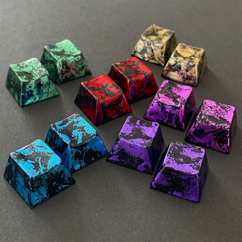 【キーキャップ】Metallic Keycap(R1×2個セット)
