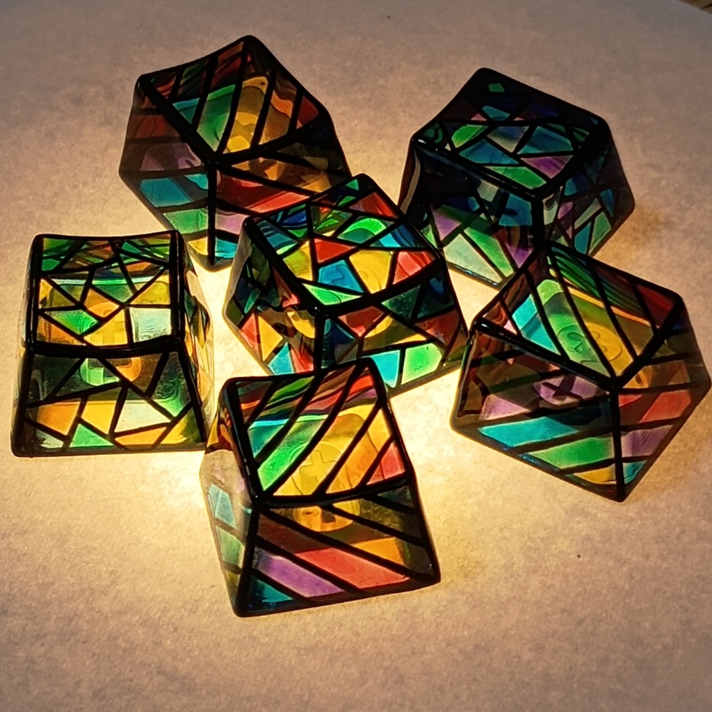 【キーキャップ】ステンドグラス