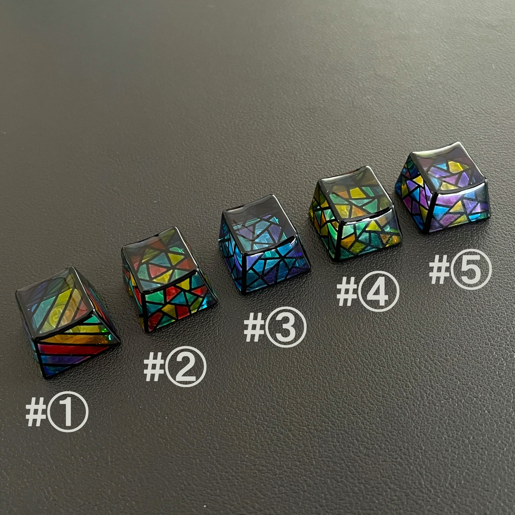 【キーキャップ】ステンドグラス