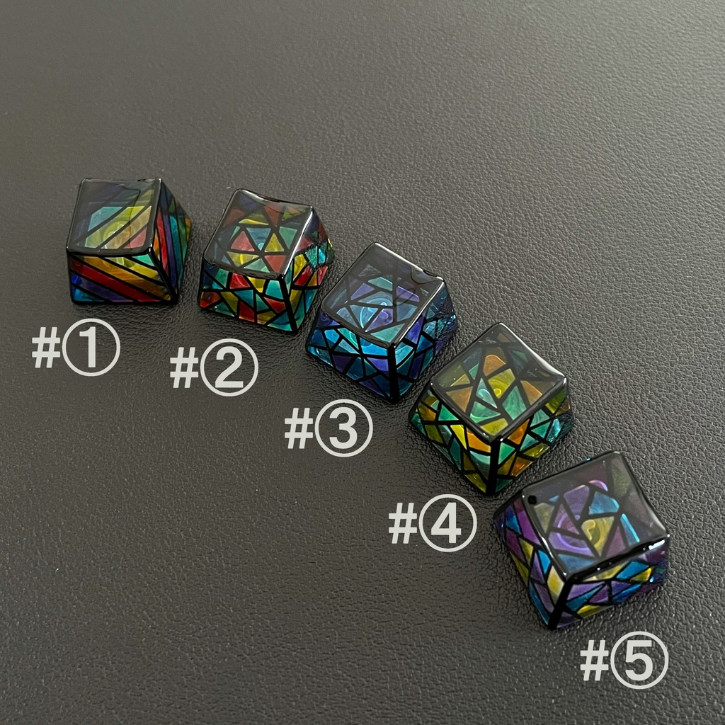 【キーキャップ】ステンドグラス