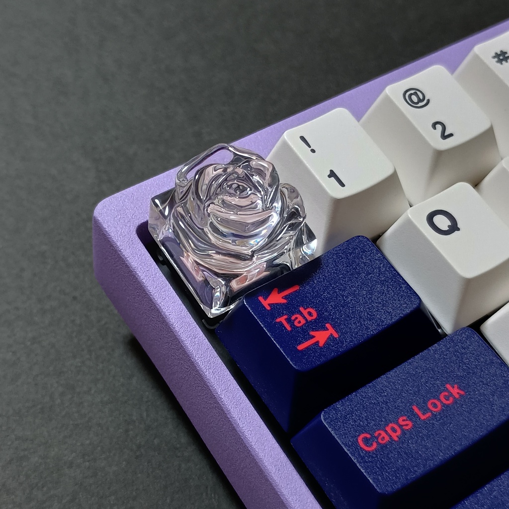 【キーキャップ】Crystal Rose