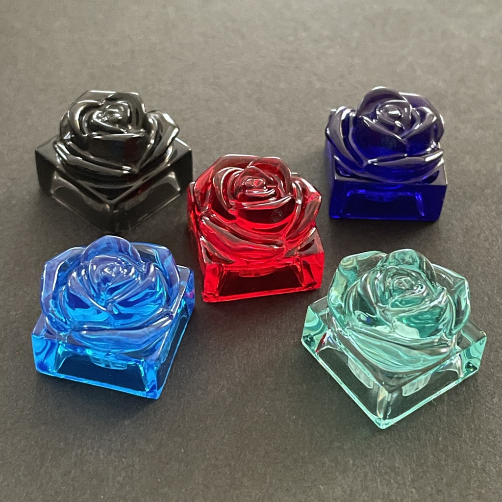 【キーキャップ】Crystal Rose