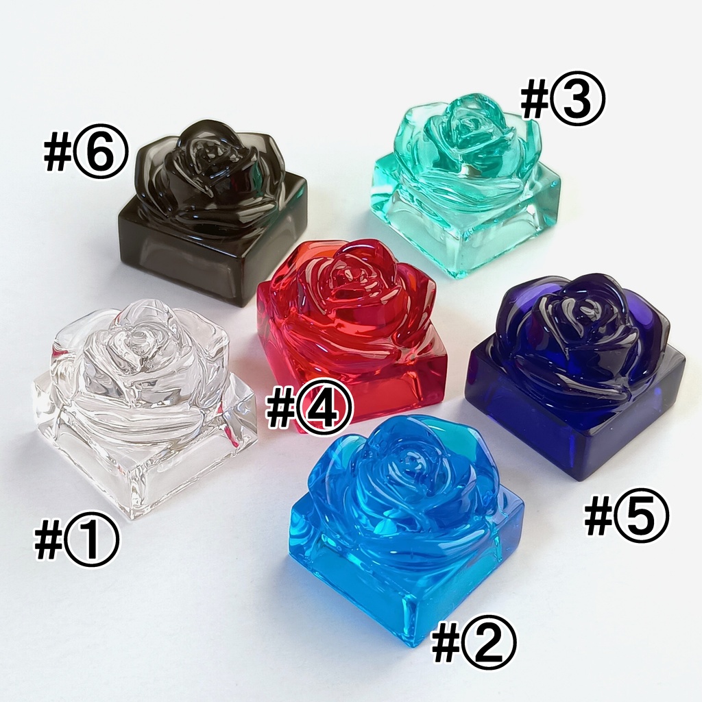 【キーキャップ】Crystal Rose