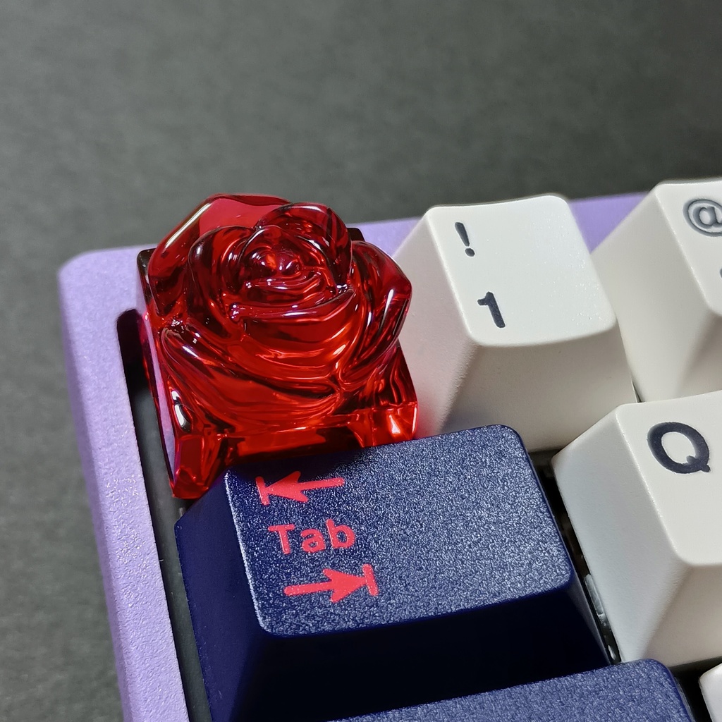 【キーキャップ】Crystal Rose