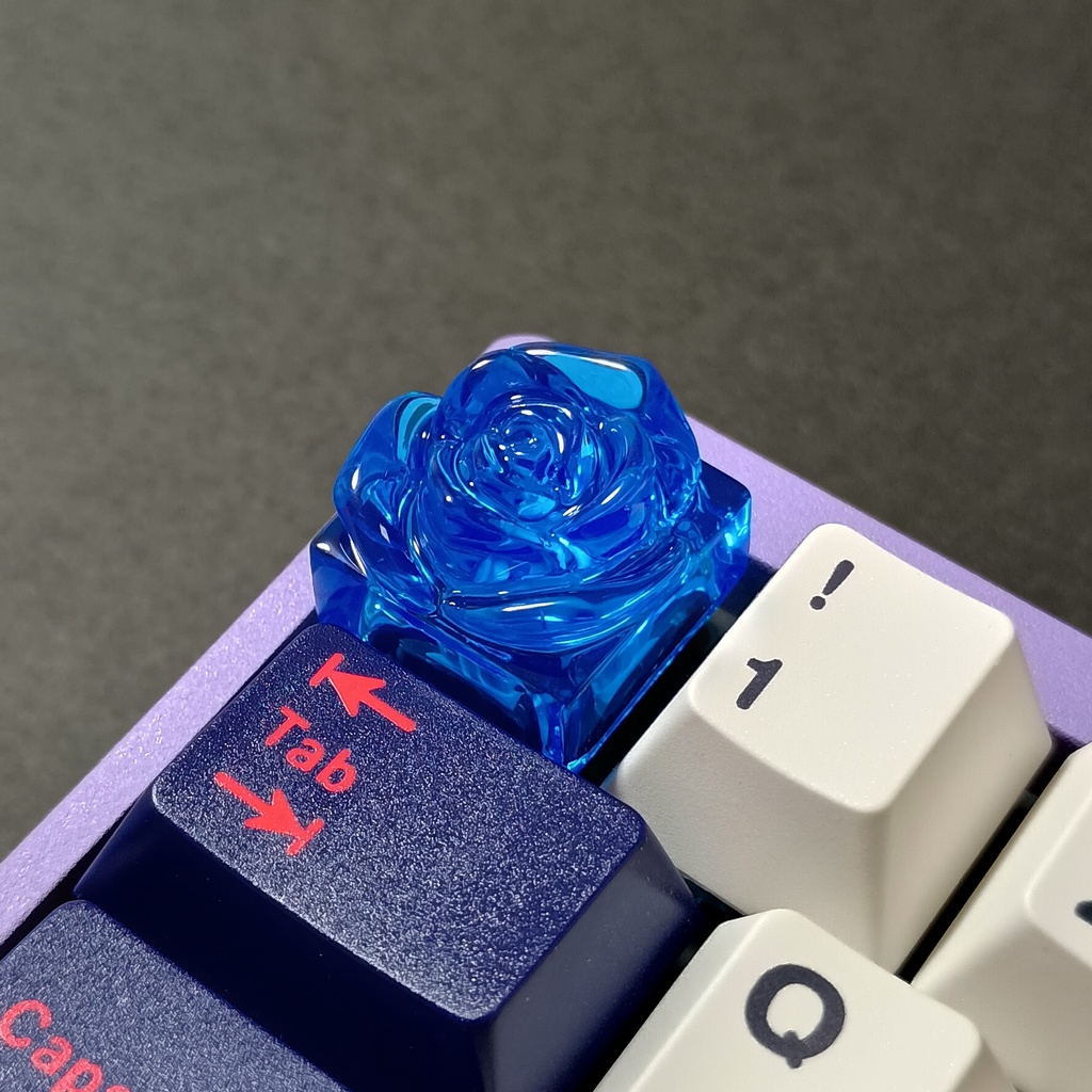 【キーキャップ】Crystal Rose