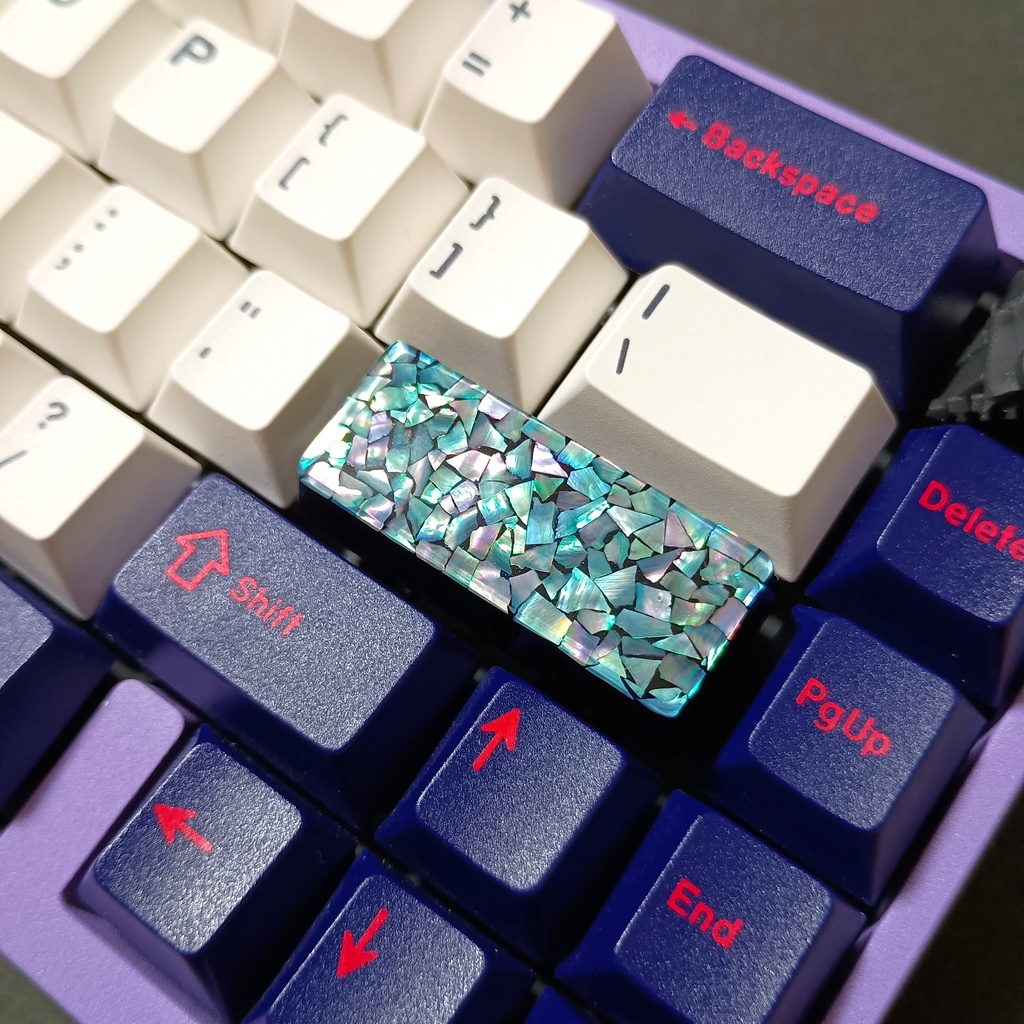 【キーキャップ】螺鈿《彩》US Enter 2.25U