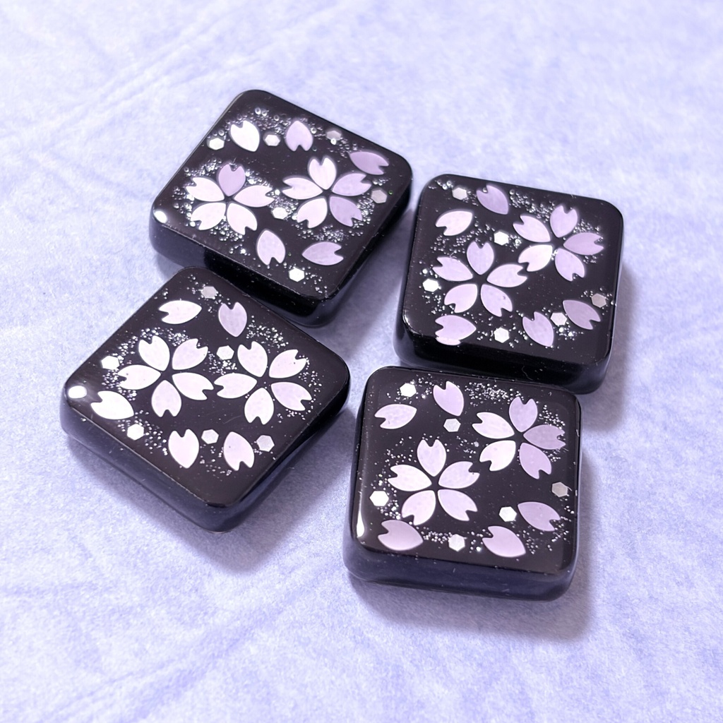 【キーキャップ】桜《花明り》for 17mm pitch（Choc V2互換）