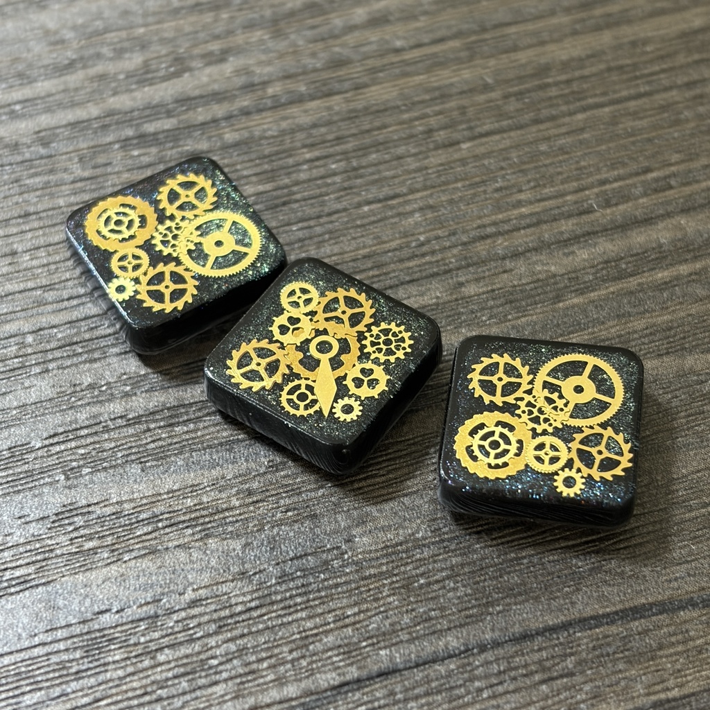 【キーキャップ】Steampunk for 17mm pitch(Choc V2互換)