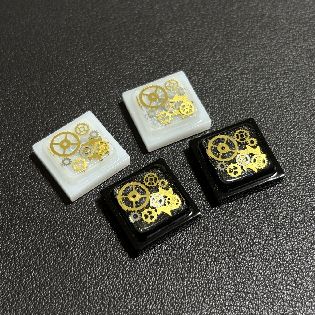 【キーキャップ】Steampunk for Low Profile(Choc V2互換)