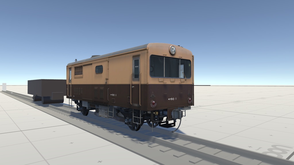 【VRChatワールド用ギミック】キハ20系列気動車 動力化キット