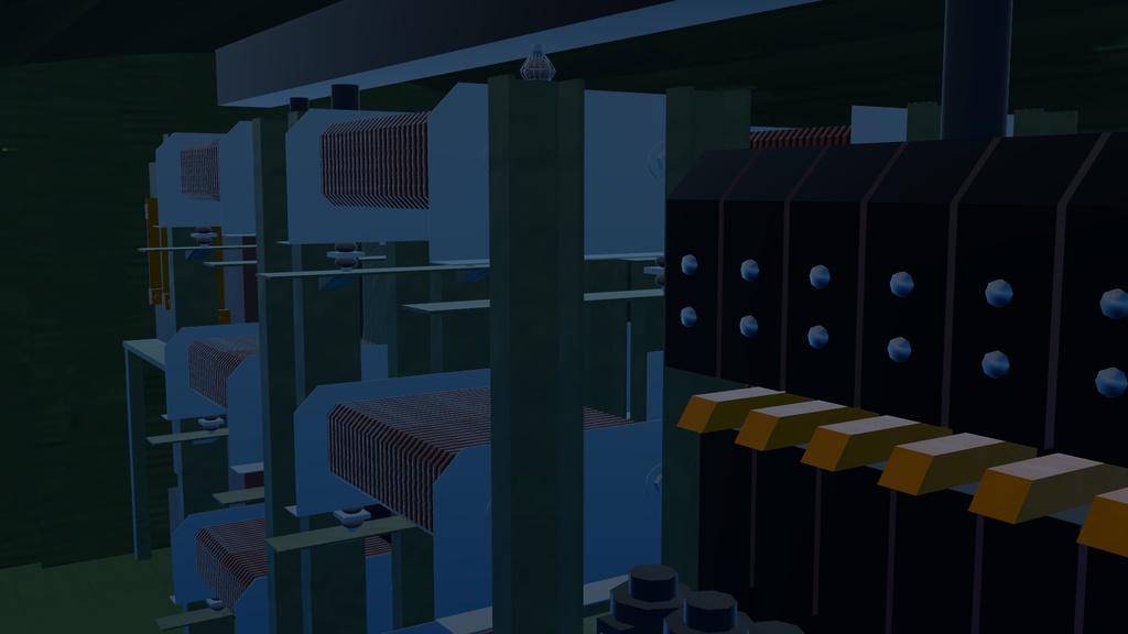 【VRChat想定3Dモデル】EF13電気機関車【VRChatワールド用ギミック】