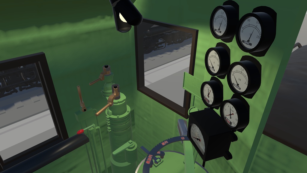 【VRChat想定3Dモデル】EF13電気機関車【VRChatワールド用ギミック】