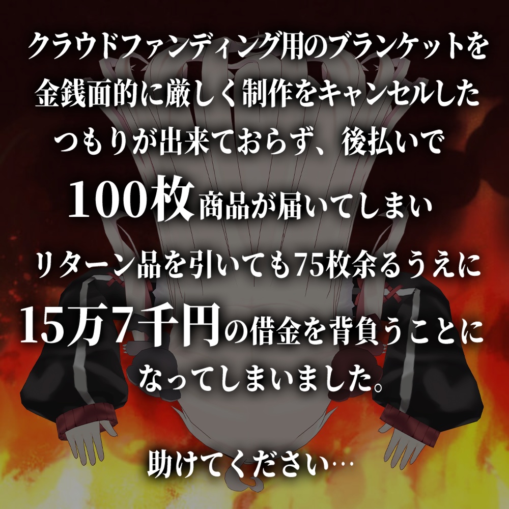 【助けてください…】ミスで大量入荷!75枚限定ひざ掛けブランケット