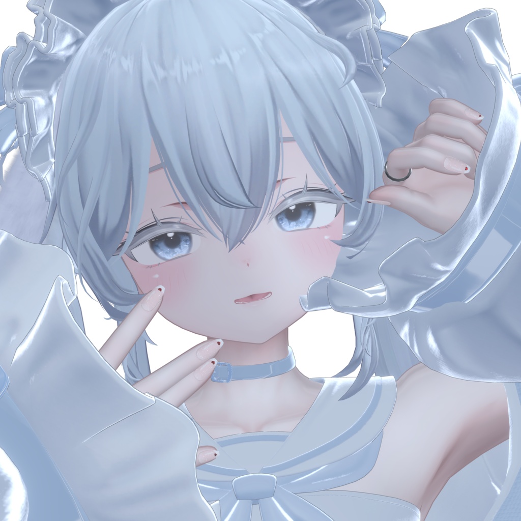 【無料/Free】Loveletter Nail【VRC想定】