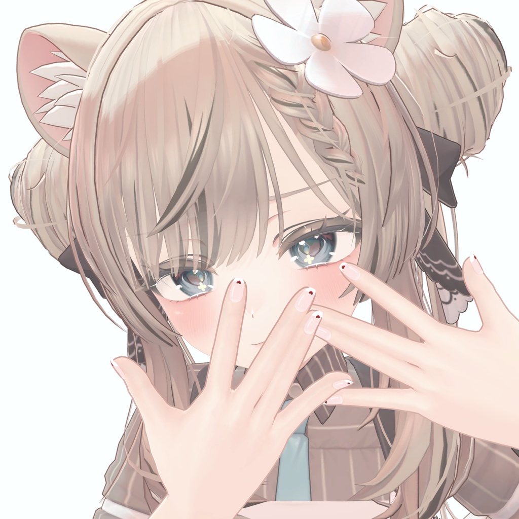 【無料/Free】Loveletter Nail【VRC想定】