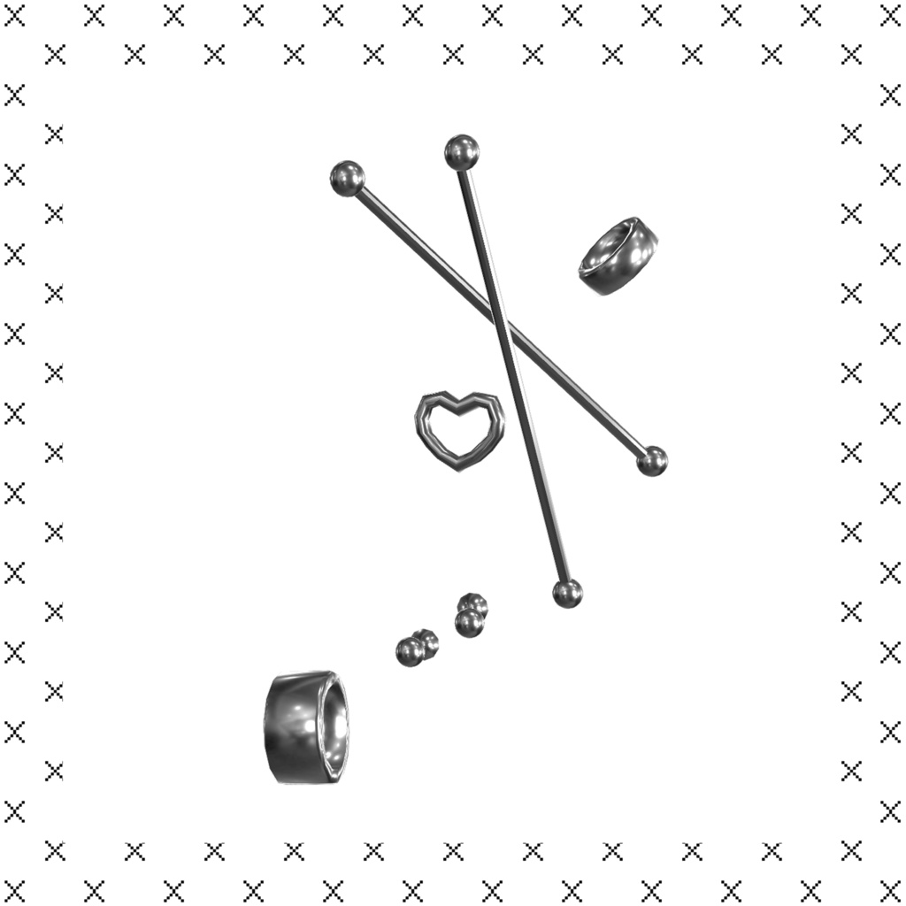 【無料/Free】あの子とお揃いピアス【真冬専用】