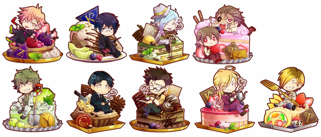 サツカレケーキアクキー（全9種）