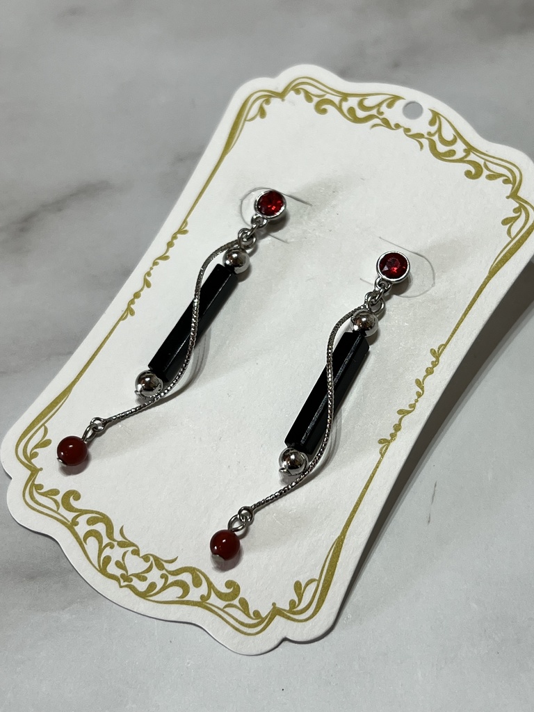 NIKKE 紅蓮(ブラックシャドウ) ピアス/イヤリングコンバーター
