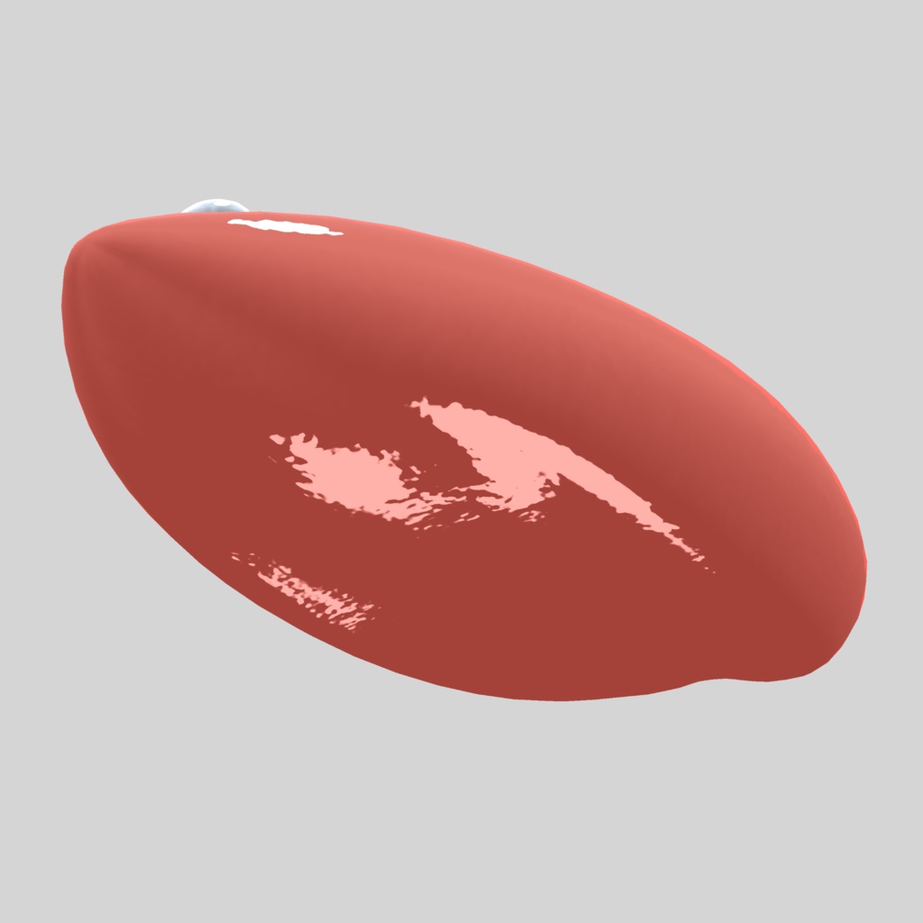 オリジナル3Dモデル「肉厚ぬるてか舌」