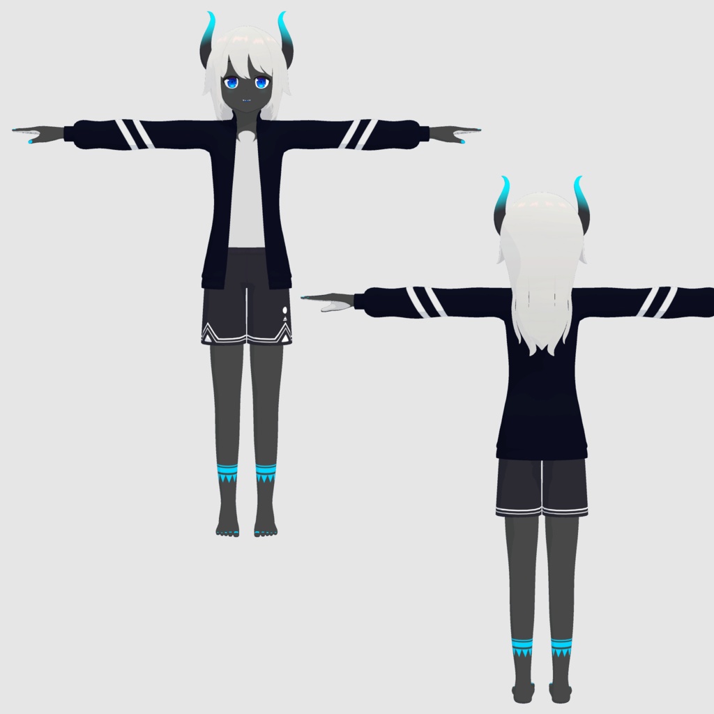 オリジナル3Dモデル「ユーマ」