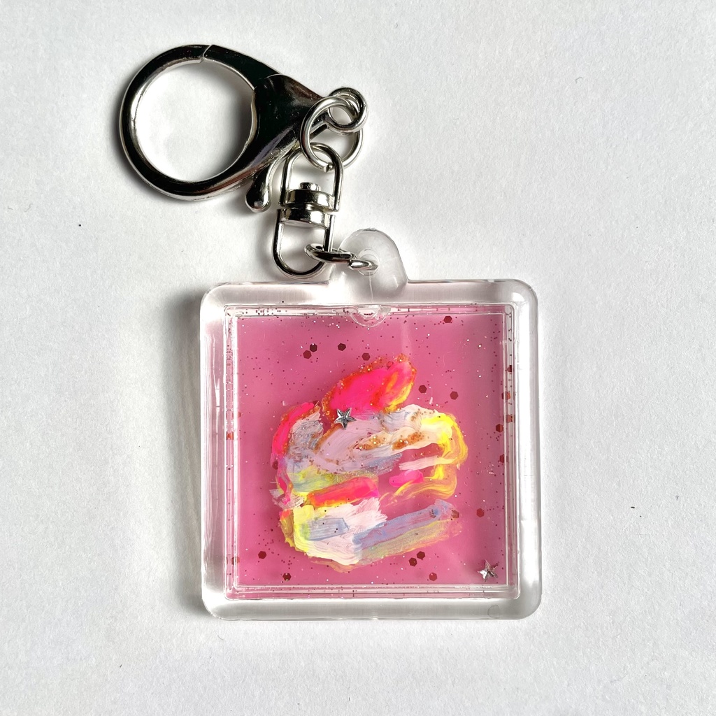 原画キーホルダー/しかく