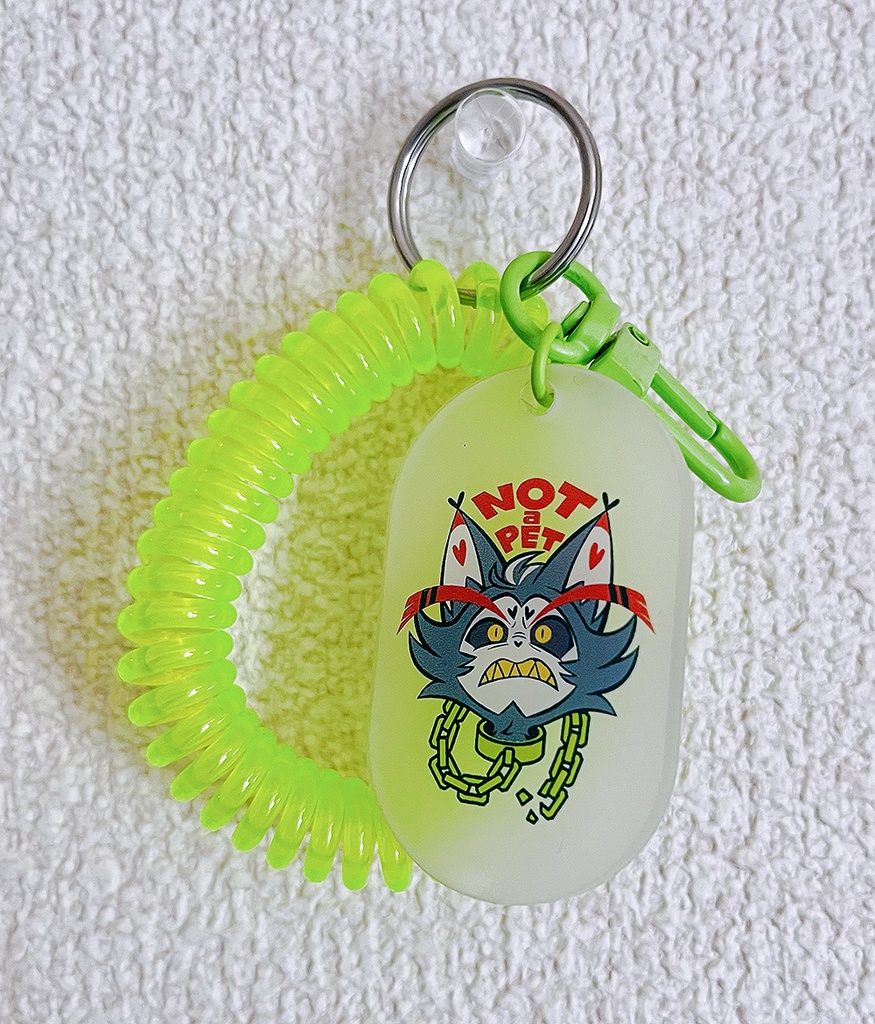 Not a Pet key chain