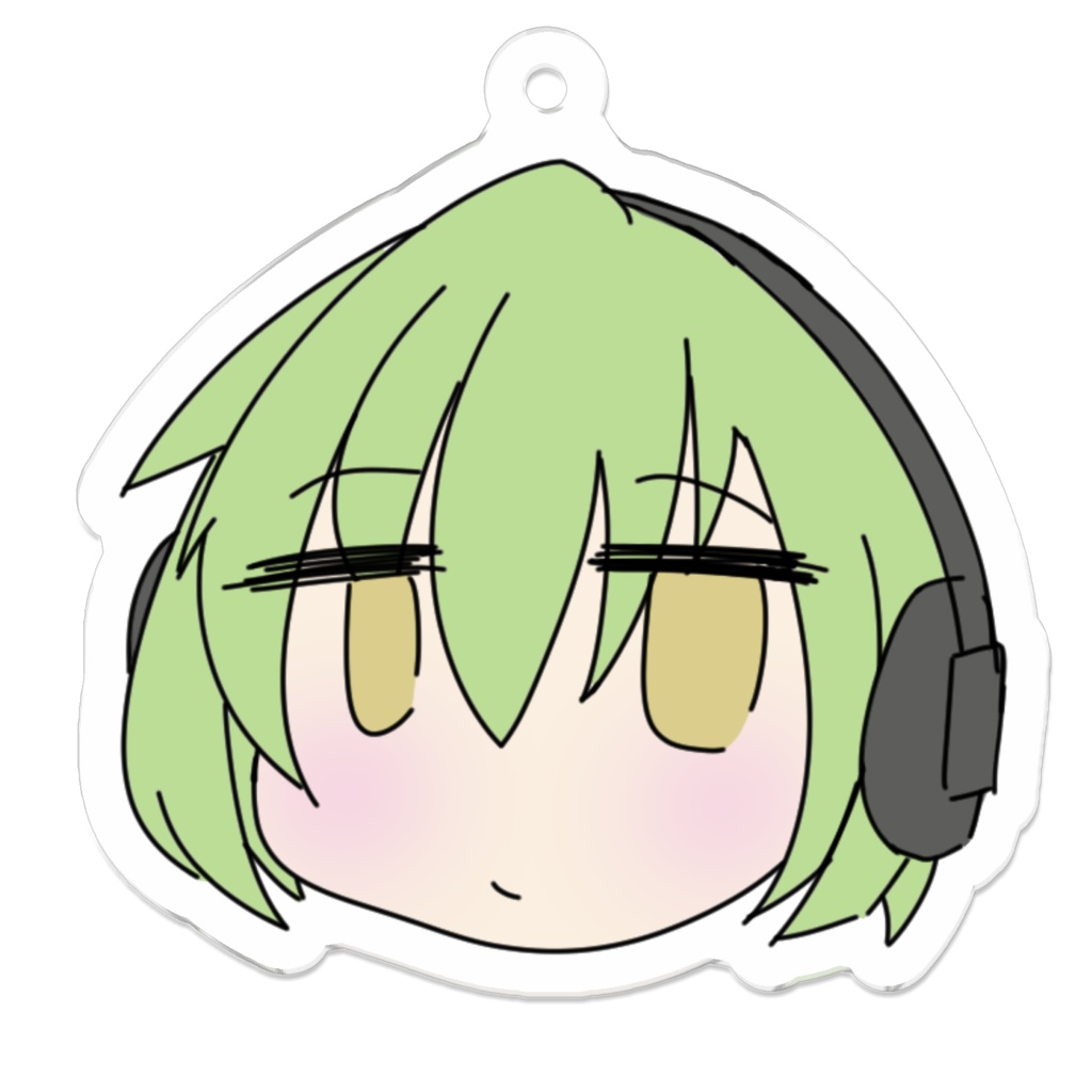 白田まこアクリルキーホルダー(SD頭)